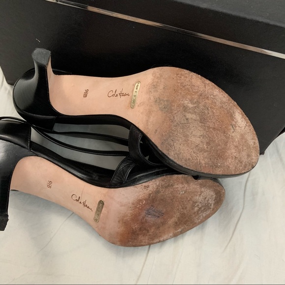 Cole Haan Strappy Leather Sandal Heels - Picture 10 of 10